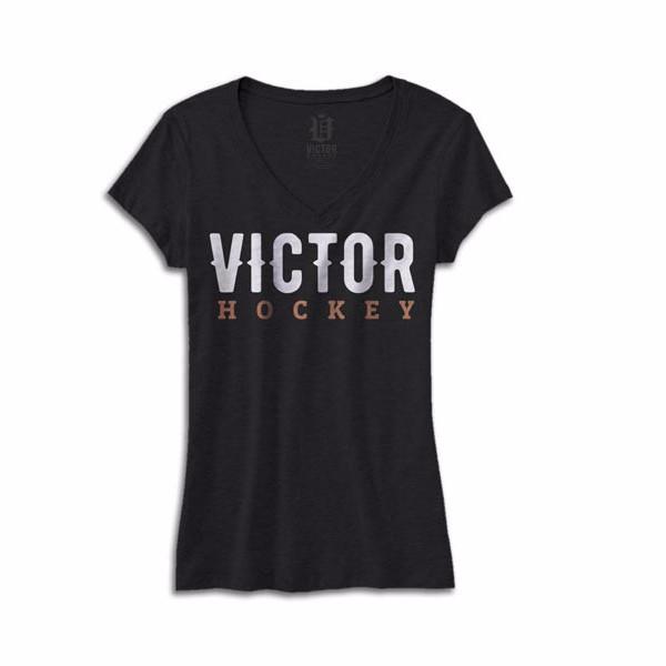 Womens Victor Classic V-Neck Shirt - VICTOR Hockey