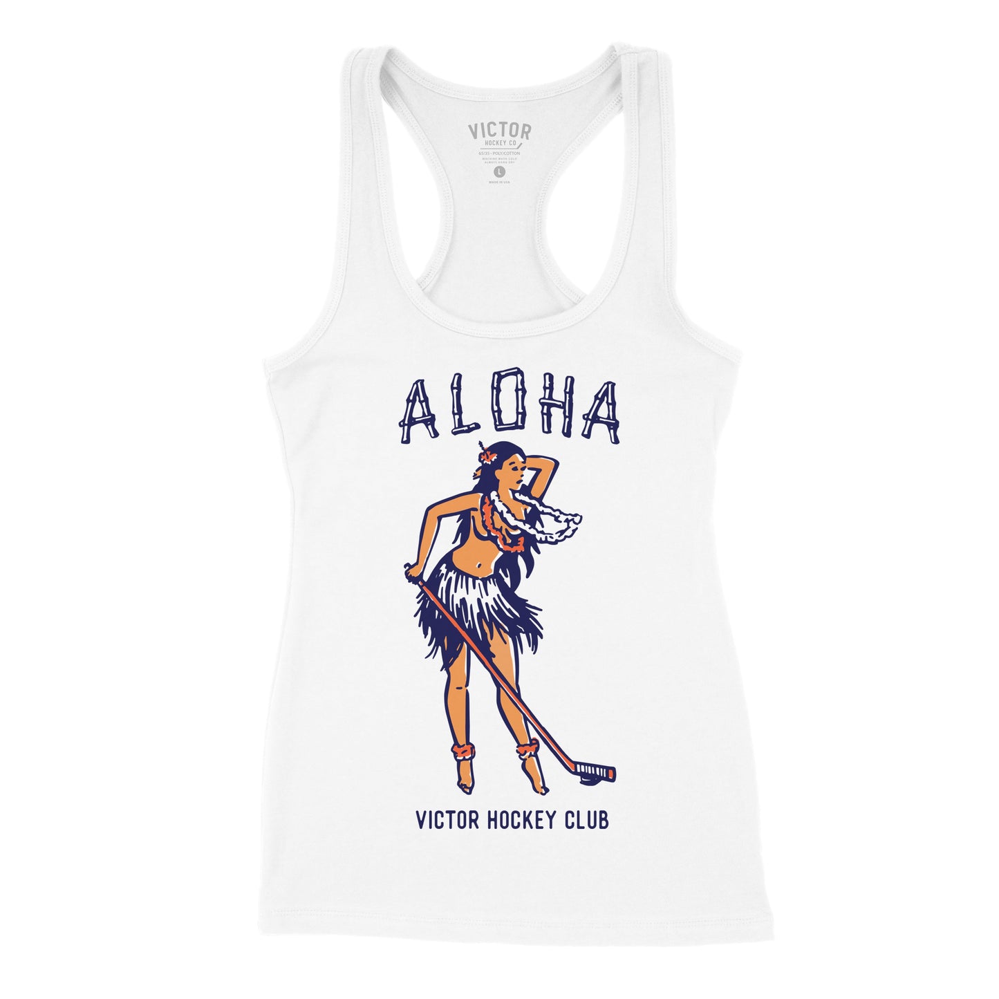 Womens Hula Girl Tank - VICTOR Hockey