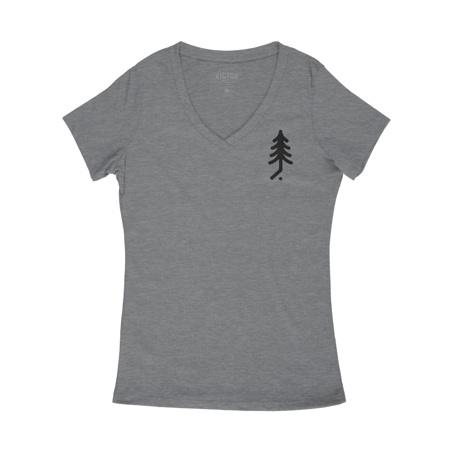 Womens Pinetree V Neck Shirt