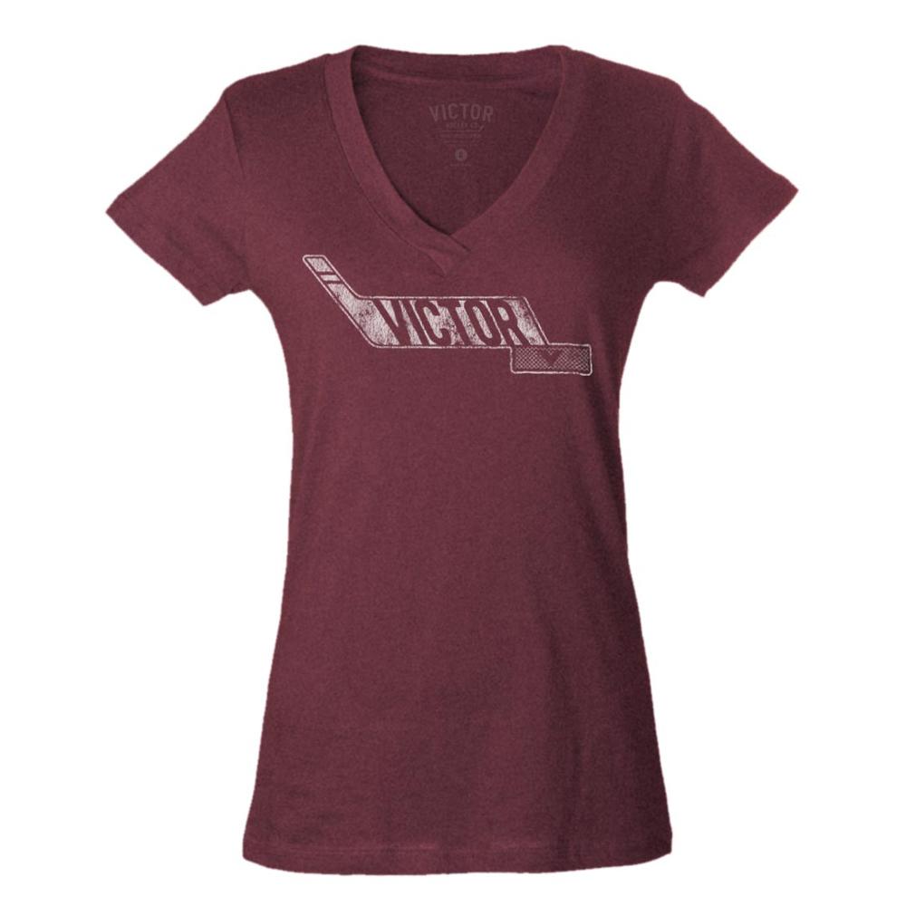 Womens Wrister V-Neck  Shirt - VICTOR Hockey